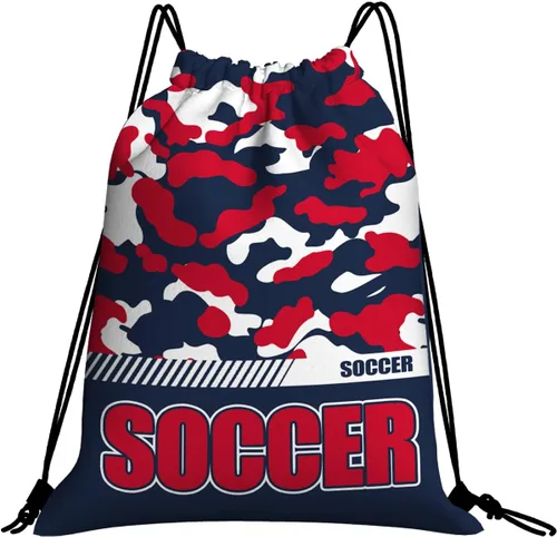 Miniatura 7 de Mochila con cordón impermeable para gimnasio, bolsas con cordón, bolsa de cuerda deportiva, mochila de camuflaje, Bolsas con cordón Cheer - Bolsas