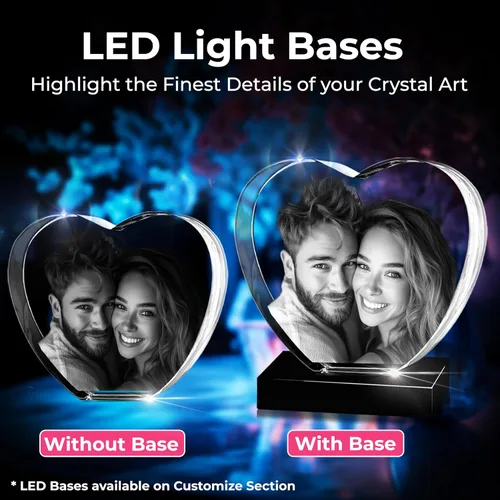 Miniatura 6 de Cristal de corazón 3D