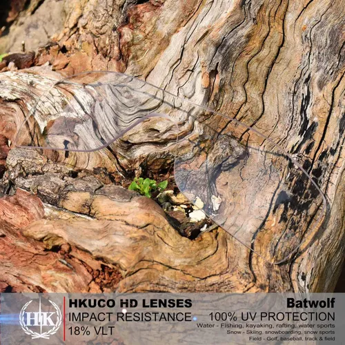 Miniatura 3 de hkuco Plus Lentes de repuesto para Oakley Batwolf anteojos de sol polarizadas, color plateado y transparente