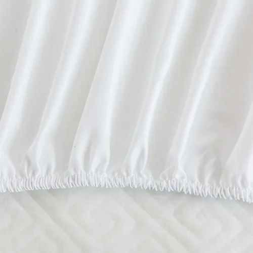 Miniatura 6 de YuHeGuoJi Funda de colchón de algodón impermeable, protector de colchón acolchado de algodón con superficie superior de rizo con bolsillo profundo