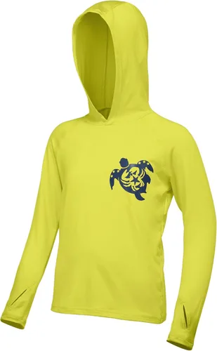 Miniatura 25 de Sudadera con capucha para niños, protección solar UPF 50+, manga larga, protección solar UV, camisa de pesca para niños y jóvenes, camisas de agua
