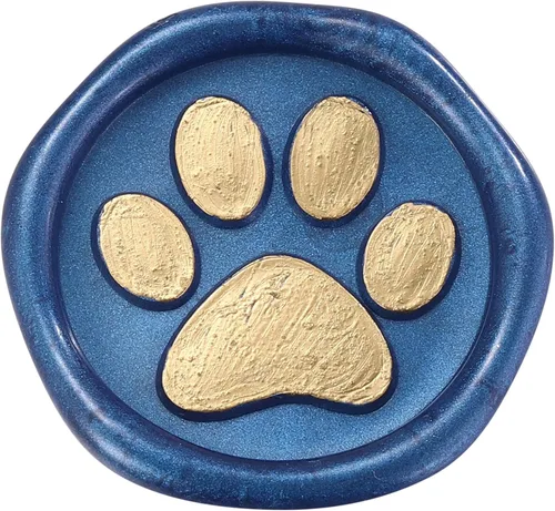 Miniatura 5 de Bonito sello de cera de pata de perro, sello de cera de sellado vintage Yoption ideal para adornar tarjetas de Navidad, sobres, invitaciones