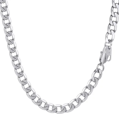 PROSTEEL 316L Stainless Steel Cuban Chain Necklaces for Men Women, Black18K Gold Plated, Hypoallergenic Jewelry, 4mm-13mm, 14"-30", Come with Box