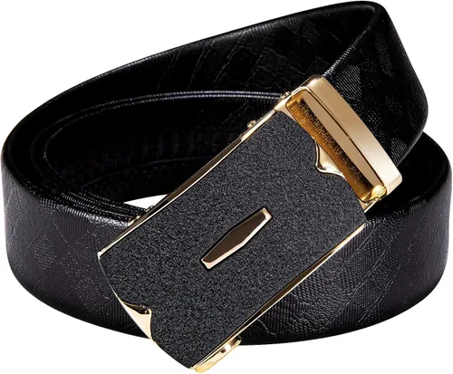 Miniatura 3 de Dubulle Cinturón de trinquete para hombre diseño de moda casual hebilla automática correa de cinturón de golf fácil de usar cortable