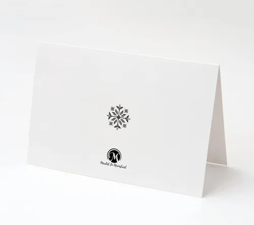 Miniatura 2 de Market On Mainstreet - Tarjetas de felicitación navideñas con sobres blancos, incluye mensaje en el interior, paquete a granel, 25
