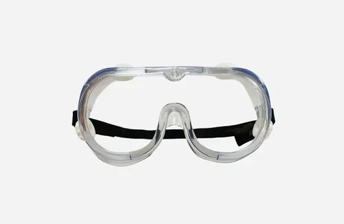 Miniatura 3 de KeeboMed Gafas de seguridad contra salpicaduras químicas/impactos, suaves, ajustables, 1 paquete