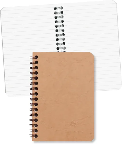 Miniatura 11 de Clairefontaine 781454C Age Bag Collection A Cuaderno de espiral azul A4 8.3 x 11.7 in - 100 páginas rayadas con margen - Papel blanco 3.17 oz