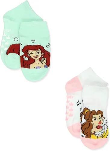 Miniatura 4 de Disney Princess - Paquete de 6 calcetines para niñas pequeñas con pinzas