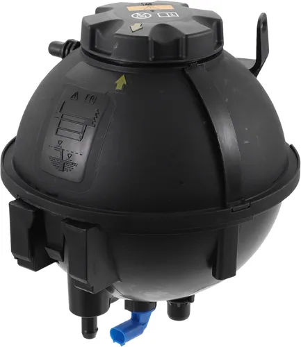X AUTOHAUX Tanque de depósito de radiador de refrigerante 17138616418 Botella de expansión de desbordamiento de refrigerante con tapa y sensor para