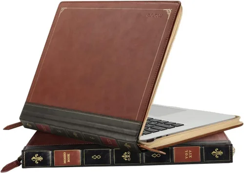 Miniatura 4 de MOSISO Funda compatible con MacBook Air de 13 pulgadas A1466 A1369 versión anterior 2010-2017, funda protectora de piel sintética para laptop