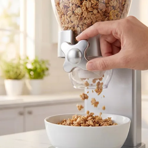 Miniatura 5 de Dispensador único Zevro de alimentos secos, Dispensador doble