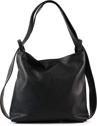 Mochila de piel para mujer - Bolso de hombro convertible hecho a mano de piel auténtica