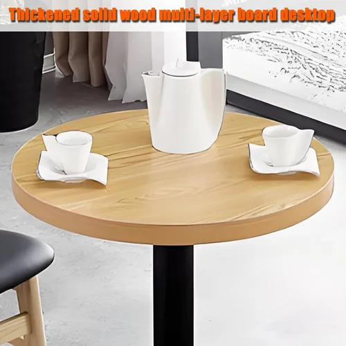 Miniatura 3 de YVYKFZD Juego de mesa de comedor de cocina de 5 piezas, juego de mesa y silla de club, mesa redonda de negociación, mesa de negociación para sala