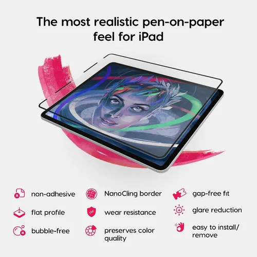Miniatura 4 de Astropad Rock Paper Pencil v3.0 - Protector de pantalla de papel para iPad Mini 6ª generación y iPad Mini 7ª generación + Puntas de Apple Pencil
