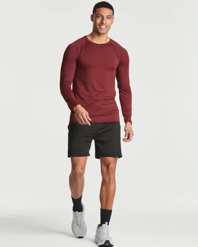 Miniatura 5 de Real Essentials Paquete de 4 camiseta de compresión de manga larga para hombre para clima frío (disponible en tallas grandes y altas)