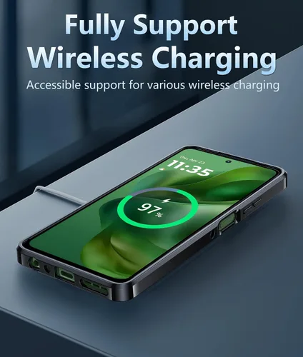 Miniatura 1669 de FNTCASE Funda para iPhone 13 Pro-Max: Fundas magnéticas transparentes compatibles con Magsafe Slim anti amarillamiento protección contra caídas
