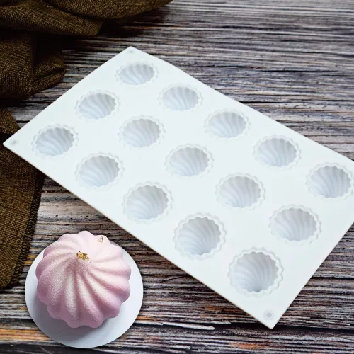 Miniatura 6 de Molde de silicona para pastel de cebolla y torbellino de cono para chocolate, mousse, pudín, postre, pan, utensilios para hornear decoración