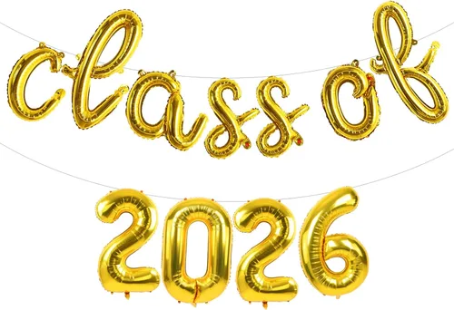 Miniatura 7 de TONIFUL Decoraciones de graduación de enfermeras 2026, globos negros de felicitaciones RN 2026 de 16 pulgadas RN 2026, pancarta de clase de 2026