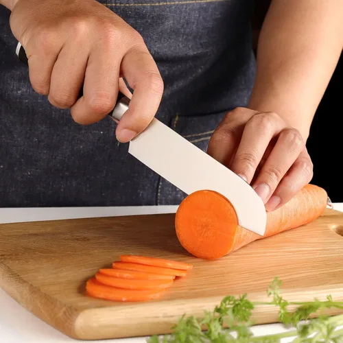 Miniatura 2 de KEEMAKE Juego de cuchillos Santoku de 2 piezas, juegos de cuchillos de chef japonés con cuchillos de cocina de acero inoxidable de alto carbono