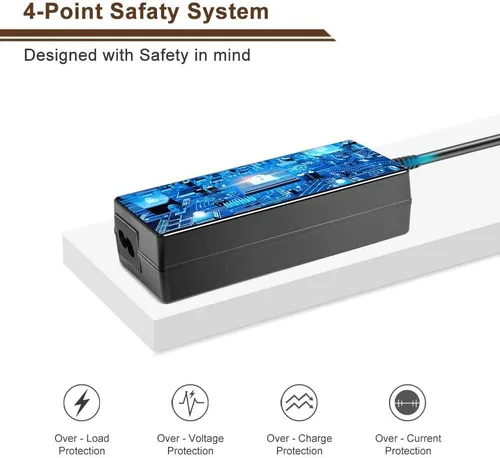 Miniatura 2 de Reemplazo del adaptador de CA compatible para Trimble Yuma 2 Rugged Tablet PC Computadora GIS Cargador de fuente de alimentación