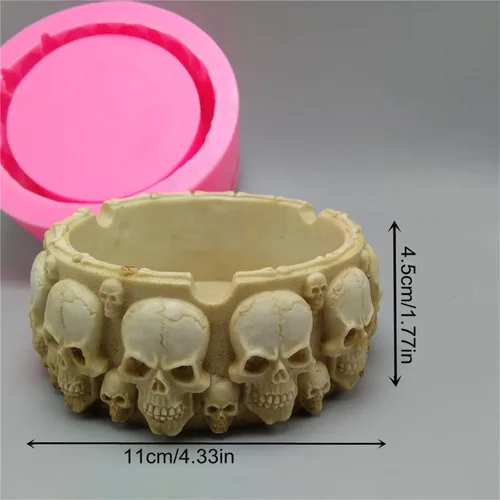 Miniatura 3 de Moldes de cemento para macetas, moldes de silicona para plantas, molde para portavelas, molde de resina epoxi, caja de almacenamiento de joyería