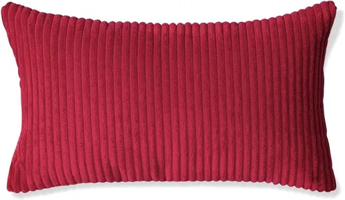 Miniatura 68 de Artscope Fundas de Almohada de Pana a Rayas Acogedoras Súper Suaves Decorativas Cuadradas Fundas de Cojín para Sofá Sillón Dormitorio Decoración