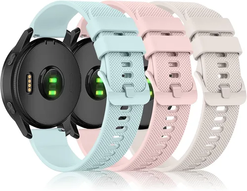 Miniatura 10 de Paquete de 3 correas compatibles con Samsung Galaxy Watch 7 de 1.575 pulgadas, 1.732 pulgadas, 0.787 pulgadas, correas de repuesto deportivas