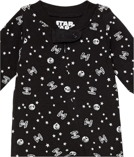 Miniatura 24 de Amazon Essentials Disney Marvel Star Wars - Pijama unisex de algodón con pies para bebés y niños pequeños, paquete múltiple