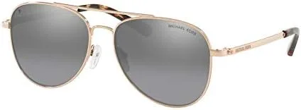 Miniatura 3 de Michael Kors MK1045 SAN DIEGO Aviator Sunglasses For Women BUNDLE With Designer iWear Complimentary Eyewear Kit