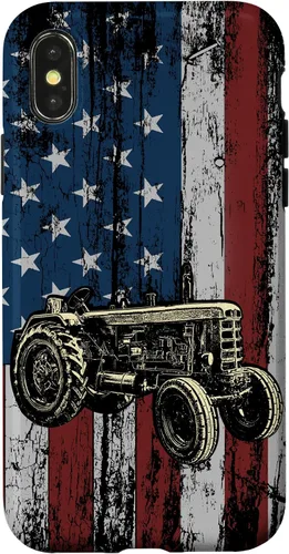 Miniatura 5 de Patriotic Tractor American Flag Tractor Farm Gift Farmer Case for iPhone 17