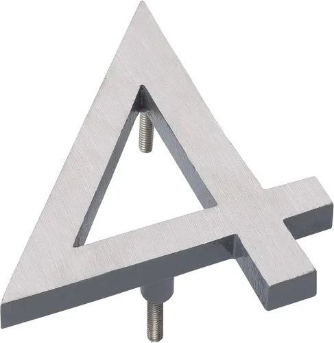 Miniatura 5 de Montague Metal Products MHN-04-3-F-GY2 Número de casa flotante, 4 pulgadas x 3 pulgadas x 0.31 pulgadas, gris