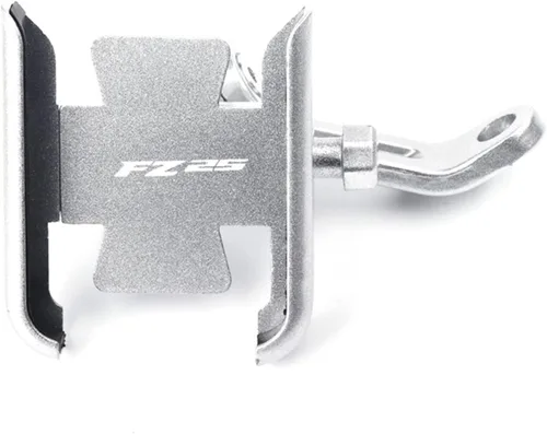 Soporte de montaje para Yamaha FZ25 FZ-25 motocicleta CNC aluminio teléfono móvil Holde espejo retrovisor soporte del manillar (color : espejo tipo