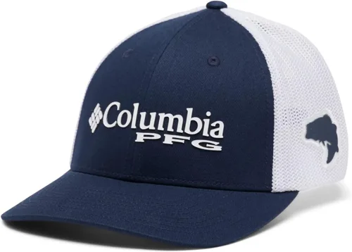 Miniatura 4 de Columbia - Gorra de malla con bandera con árboles unisex para adultos, corona alta