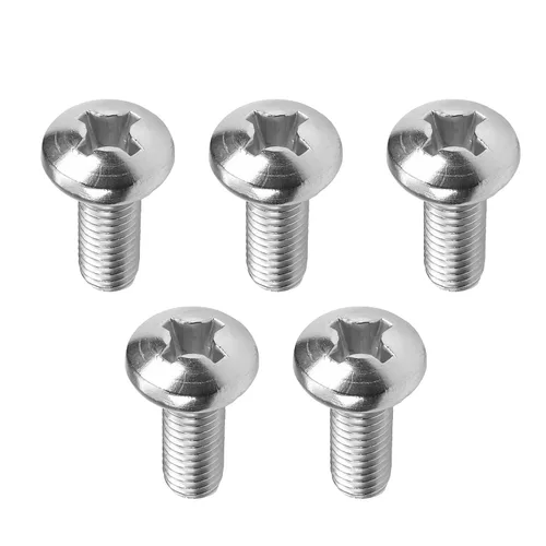 Miniatura 88 de MroMax 5 tornillos de máquina Phillips de cabeza plana M8 x 0.984 in, acero inoxidable 304 18-8, rosca completa, tornillos de cabeza cruzada gris