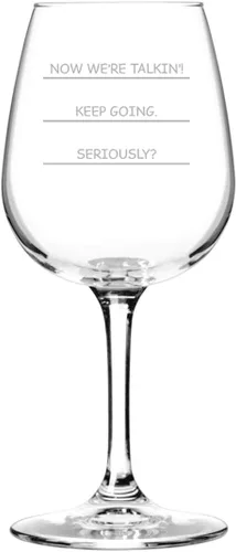 Miniatura 4 de ¿En serio? Necesito más copa de vino divertida, 12.75 onzas, idea de regalo divertida para mujeres, mamá, hija, esposa, ella, hermana, compañera