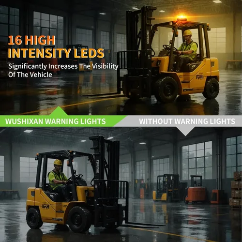 Miniatura 6 de 1 pieza de luces estroboscópicas para camiones con 25 cables internos, luz de baliza magnética naranja de 12v24v de 6 modos para coche, camión, UTV