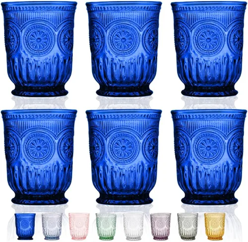 Miniatura 25 de Juego de 6 vasos altos rosados de 10 onzas
