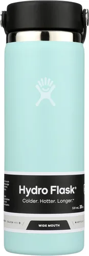 Miniatura 82 de Hydro Flask - Botella de agua de acero inoxidable aislada - Boca ancha con tapa flexible, sin derrame, a prueba de fugas y recargable de 40 oz Negro