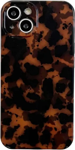 Miniatura 10 de Funda Compatible con iPhone 11, Caparazón de Tortuga Marrón Ámbar con Estampado de Leopardo Cubierta Retro Chic Elegante Clásica Linda Protectora