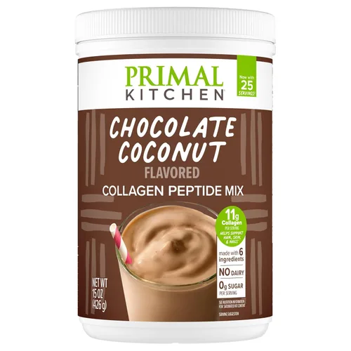 Miniatura 10 de Primal Kitchen Matcha Colágeno Keto Latte en Polvo, Péptidos de Colágeno Sin Azúcar, 9.33 Onzas