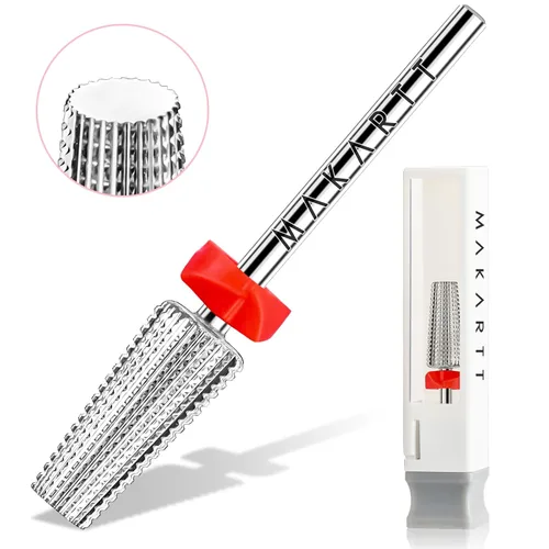 Miniatura 8 de Makartt Brocas para Uñas 5 en 1, Vástago de 3/32", Brocas Cónicas de Carburo de Tungsteno para Uñas para Eliminación Rápida de Uñas Acrílicas, Geles