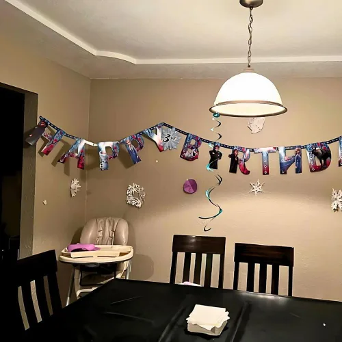 Miniatura 3 de Disney Frozen 2 - Cartel jumbo con letras "Add-An-age", 10.5 x 10 pulgadas (paquete de 1), decoración de papel multicolor para fiestas, ideal