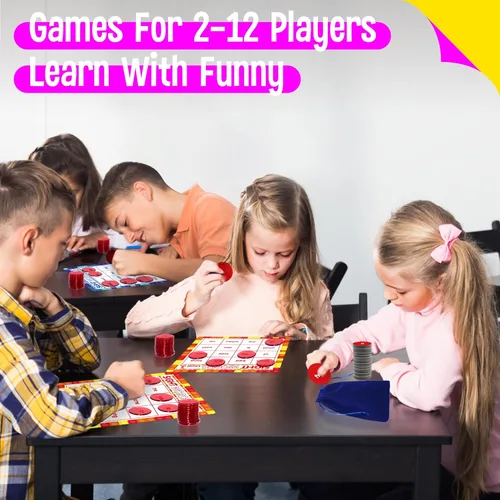 Miniatura 5 de SpriteGru Juego de bingo de palabras a la vista, 120 palabras de vista para aprender a leer nivel 1 y nivel 2 Juego de mesa de bingo Listas