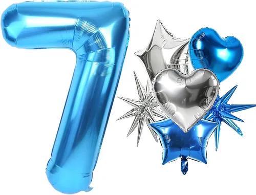 Miniatura 7 de TONIFUL Globo azul marino número 1 de 40 pulgadas de Mylar de gran tamaño azul oscuro digital 1 globo para fiesta de cumpleaños, despedida