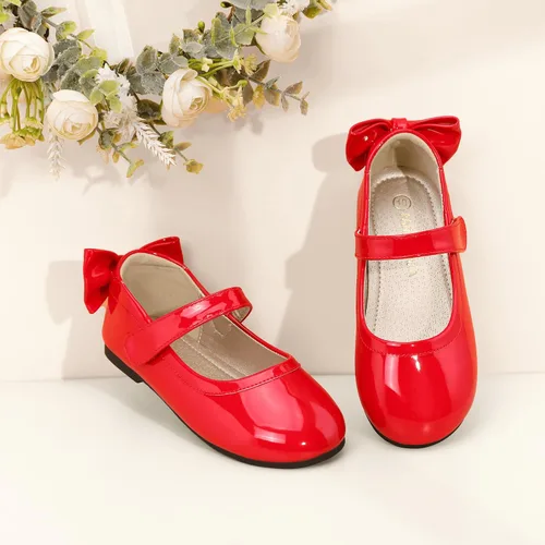 Miniatura 7 de PANDANINJIA Zapatos planos de ballet Mary Jane para niña pequeña, con lazo y flores, para boda, fiesta, bailarina