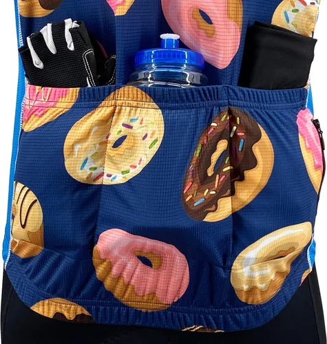 Miniatura 3 de PEAK 1 SPORTS Donut - Camiseta de ciclismo para hombre, de manga corta, para ciclismo y conducción en carretera