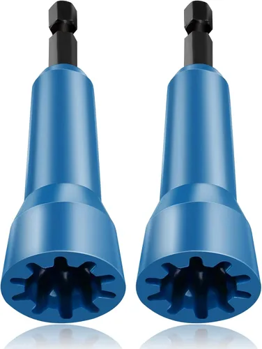 Miniatura 12 de Herramienta de torsión de alambre, conector de enchufe de alambre giratorio, destornillador con mandril de 1/4" para electricistas