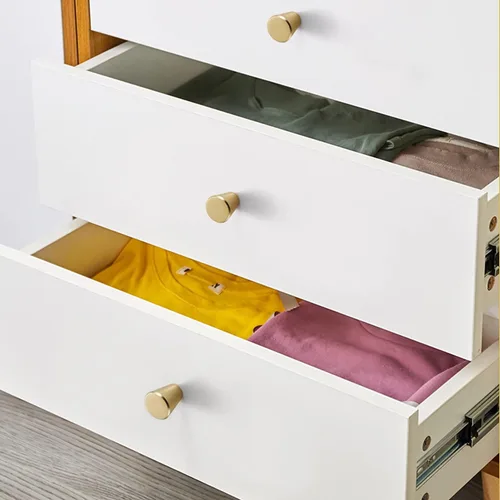 Miniatura 9 de homdiy 5 pares de cajones de cierre suave de 22 pulgadas - Diapositivas de rodamientos de bolas para gabinetes, extensión completa, deslizadores