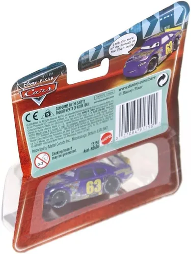 Miniatura 2 de Disney / Pixar Cars Movie Exclusive 155 - Coche fundido a presión con neumáticos de goma sintética Transberry Juice