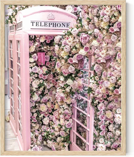 Miniatura 10 de Haus & Hues - Póster rosa con impresión de guepardo para decoración de pared de habitación, decoración artística para pared, sin marco, diseño